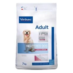 Virbac - Croquettes Veterinary HPM Adult Neutered Large & Medium Dog Pour Chien - 7Kg