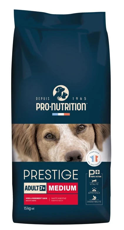 Pro-nutrition - Croquettes Prestige Medium Adult 7+ Pour Chiens - 15Kg 3 Pro-nutrition - Croquettes Prestige Medium Adult 7+ Pour Chiens - 15Kg