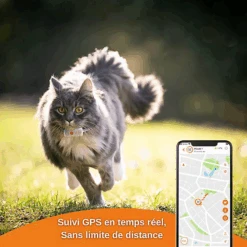 Weenect - Traceur GPS Blanc Edition 2023 Pour Chats - XS -Chats Chiens Articles Magasin 75814
