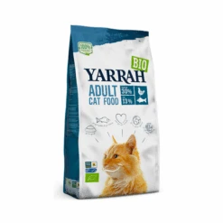Yarrah - Croquettes Bio Poulet Et Poisson Pour Chats Adultes - 2,4Kg