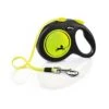 Flexi - Laisse à Enrouleur New Neon Sangle Noir Et Jaune L Pour Chiens - 5m -Chats Chiens Articles Magasin 76466