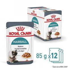 Royal Canin - Sachets Hairball Care En Sauce Pour Chat - 12x85g -Chats Chiens Articles Magasin 76832