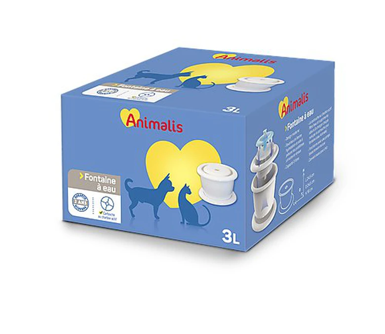 Animalis - Fontaine à Eau Pour Chien - 3L 3 Animalis - Fontaine à Eau Pour Chien - 3L