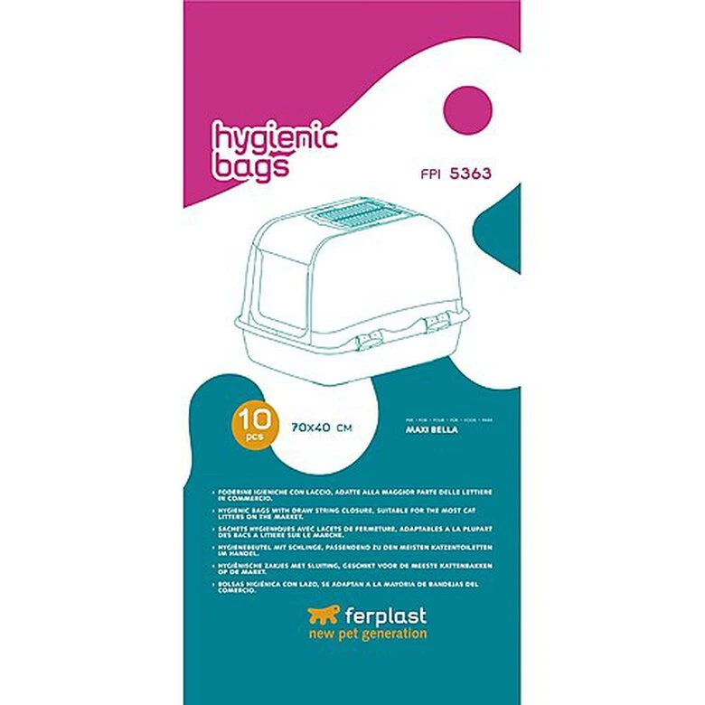 Ferplast - Sachets Hygiéniques Pour Maison De Toilette Maxi Bella - X10 4 Ferplast - Sachets Hygiéniques Pour Maison De Toilette Maxi Bella - X10 – Image 2