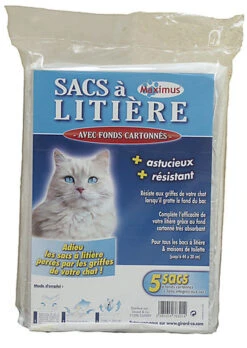 Tyrol - Sacs Avec Fond Cartonné Pour Bac à Litière - X5